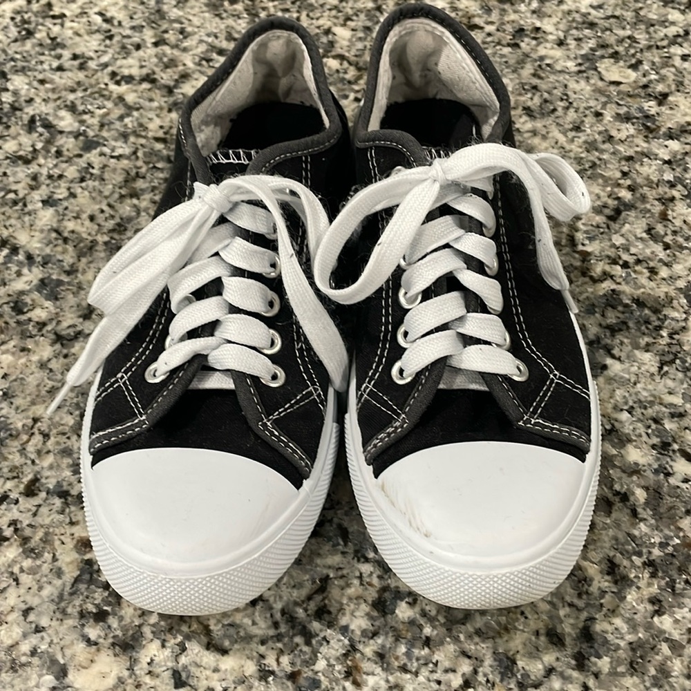 Black Canvas Sneakers